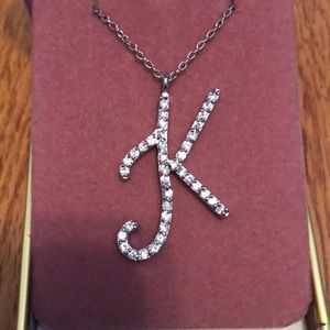 Initial K Necklace